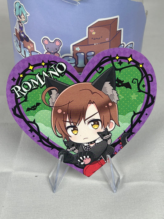 Italy Romano Halloween Party Heart Display Paper Hetalia World Stars