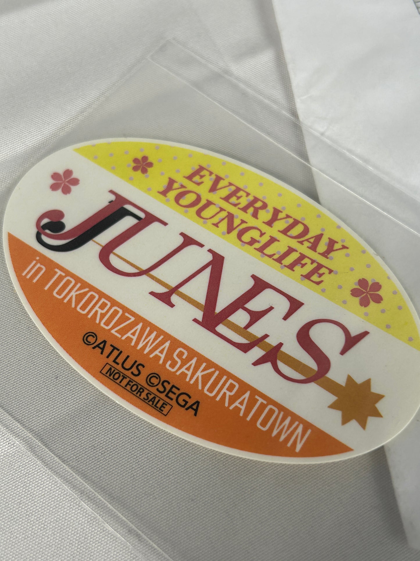 Junes Promotional Sticker Persona 4 The Animation in Tokorozawa Sakuratown