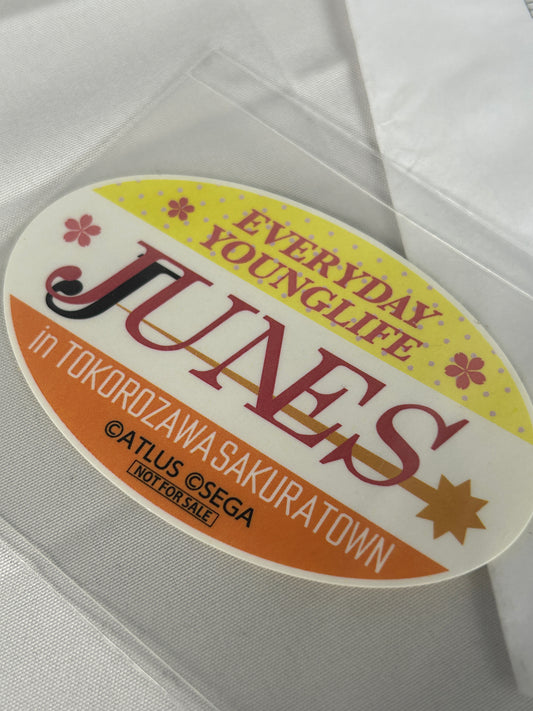 Junes Promotional Sticker Persona 4 The Animation in Tokorozawa Sakuratown