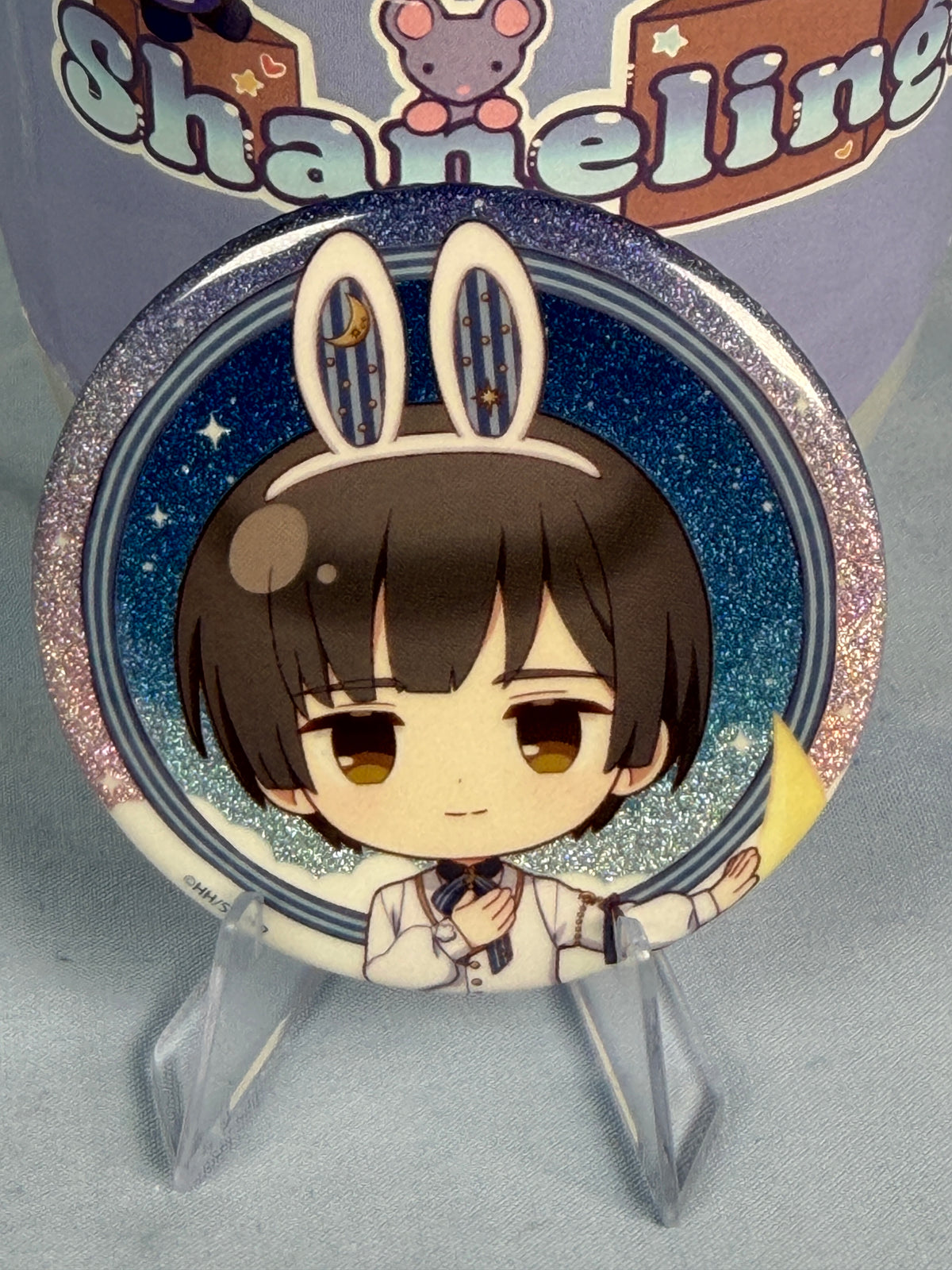 Japan Bunny Moon Pin Badge Hetalia World Stars Amo Café 2026