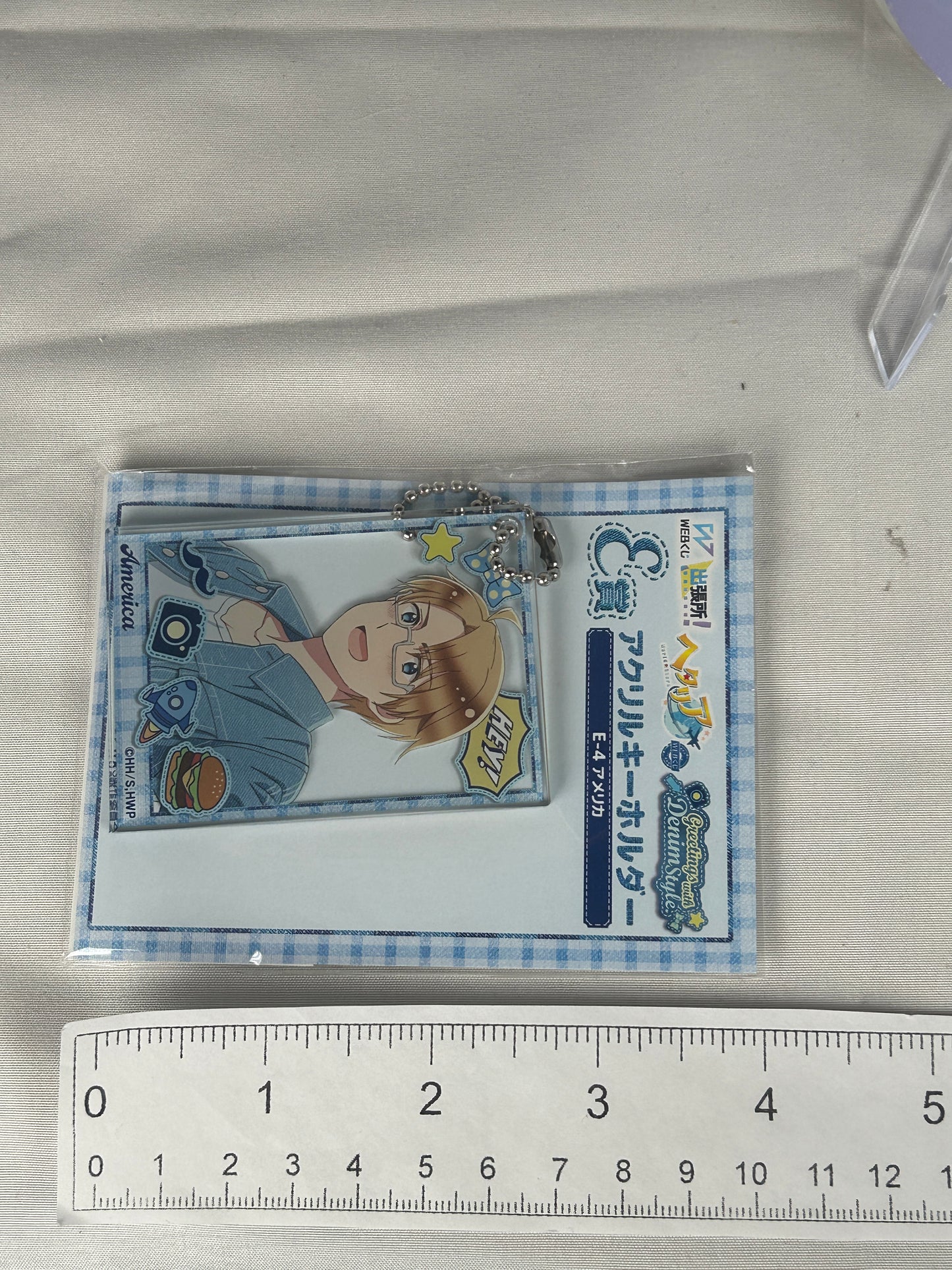 America Acrylic Keychain Greetings With Denim Hetalia World Stars WEB Lottery