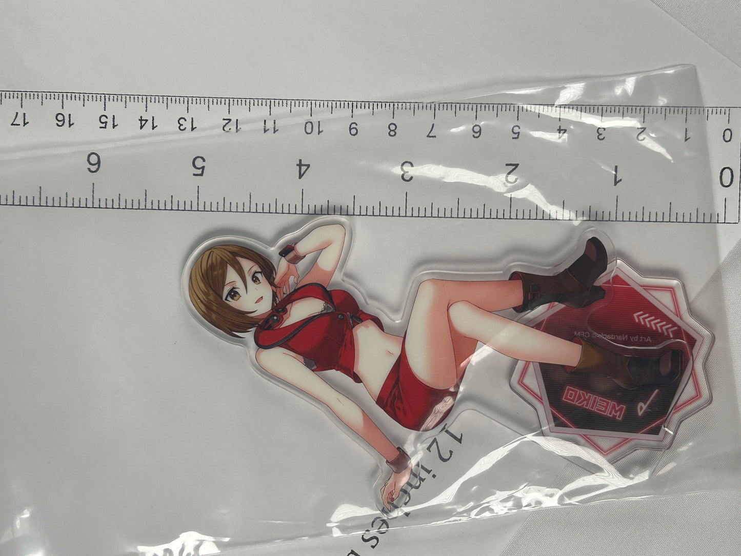 Meiko Noodle Stopper Acrylic Stand Vocaloid Furyu D Prize Fuwa Puchi