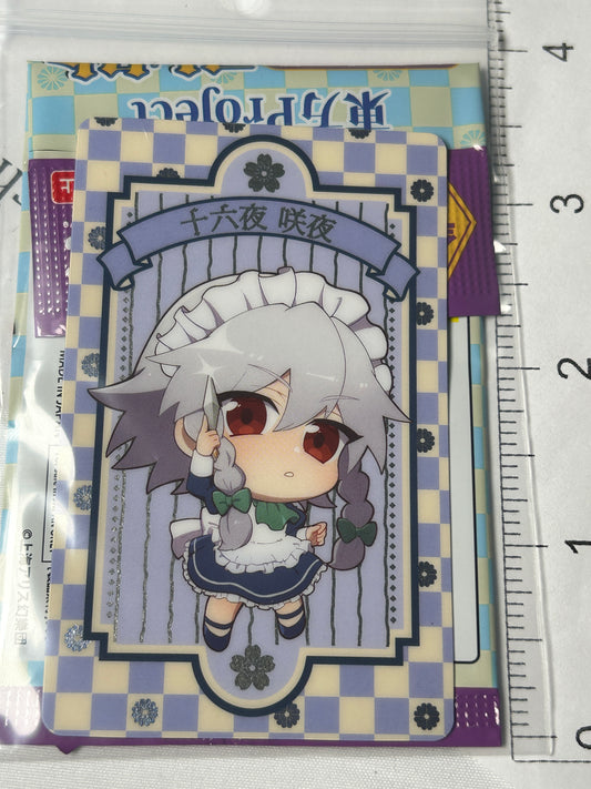 Chibi Sakuya Izayoi Illustration Card NIC Touhou Project