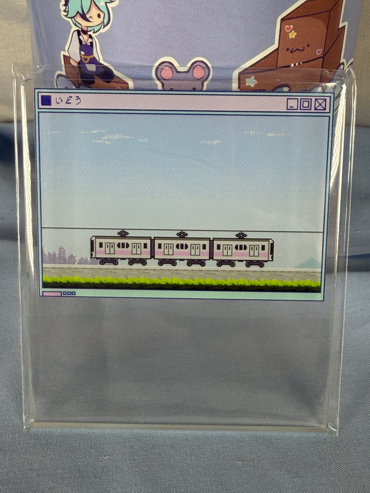 Subway Train Acrylic Display Needy Streamer Overload