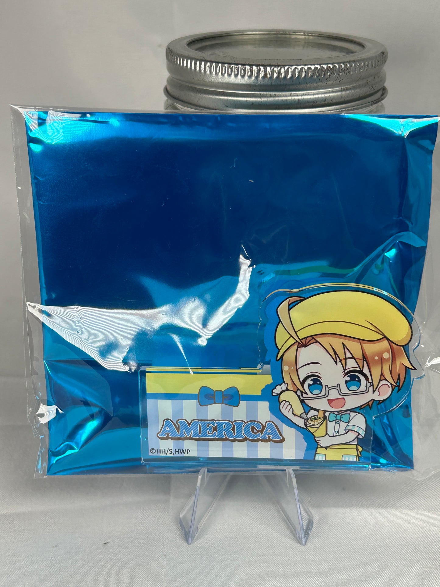 America Acrylic Clip Hetalia World Stars x Amo Crepe Collaboration