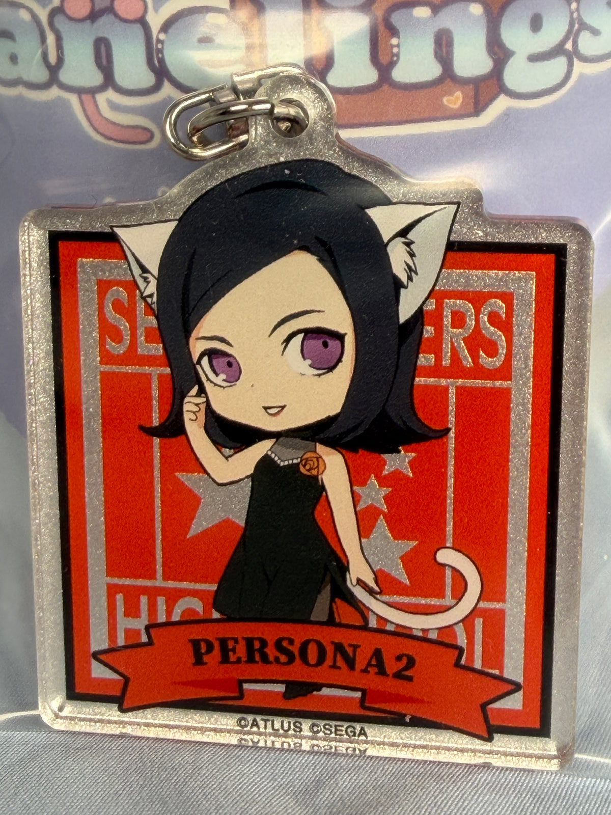 Maya Amano Cat Ears Namjatown Acrylic Keychain Persona 25th Anniversary