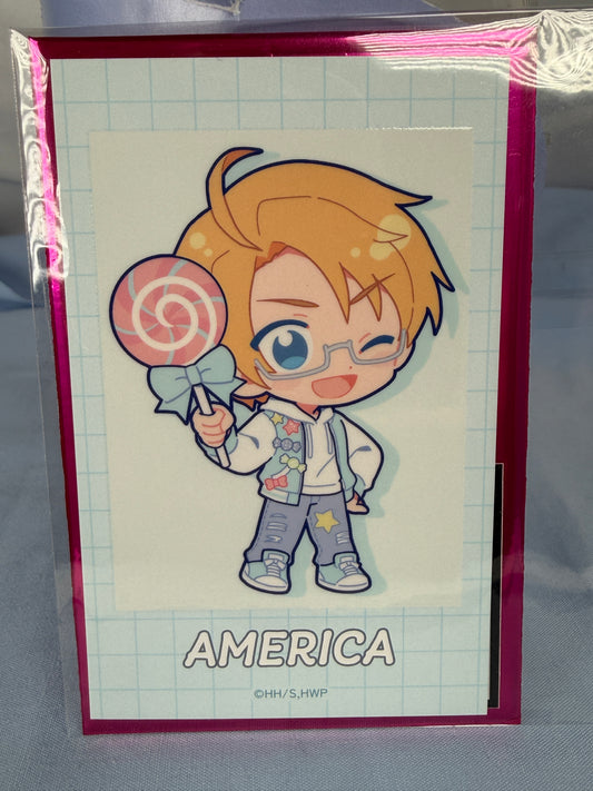America Pastel Pop Candy Artwork Card Hetalia World Stars mixx Garden