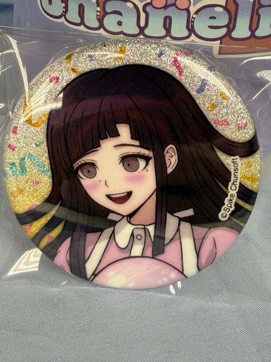 Mikan Tsumiki Glitter Can Badge Super Danganronpa 2 Party Preparation Vol 2