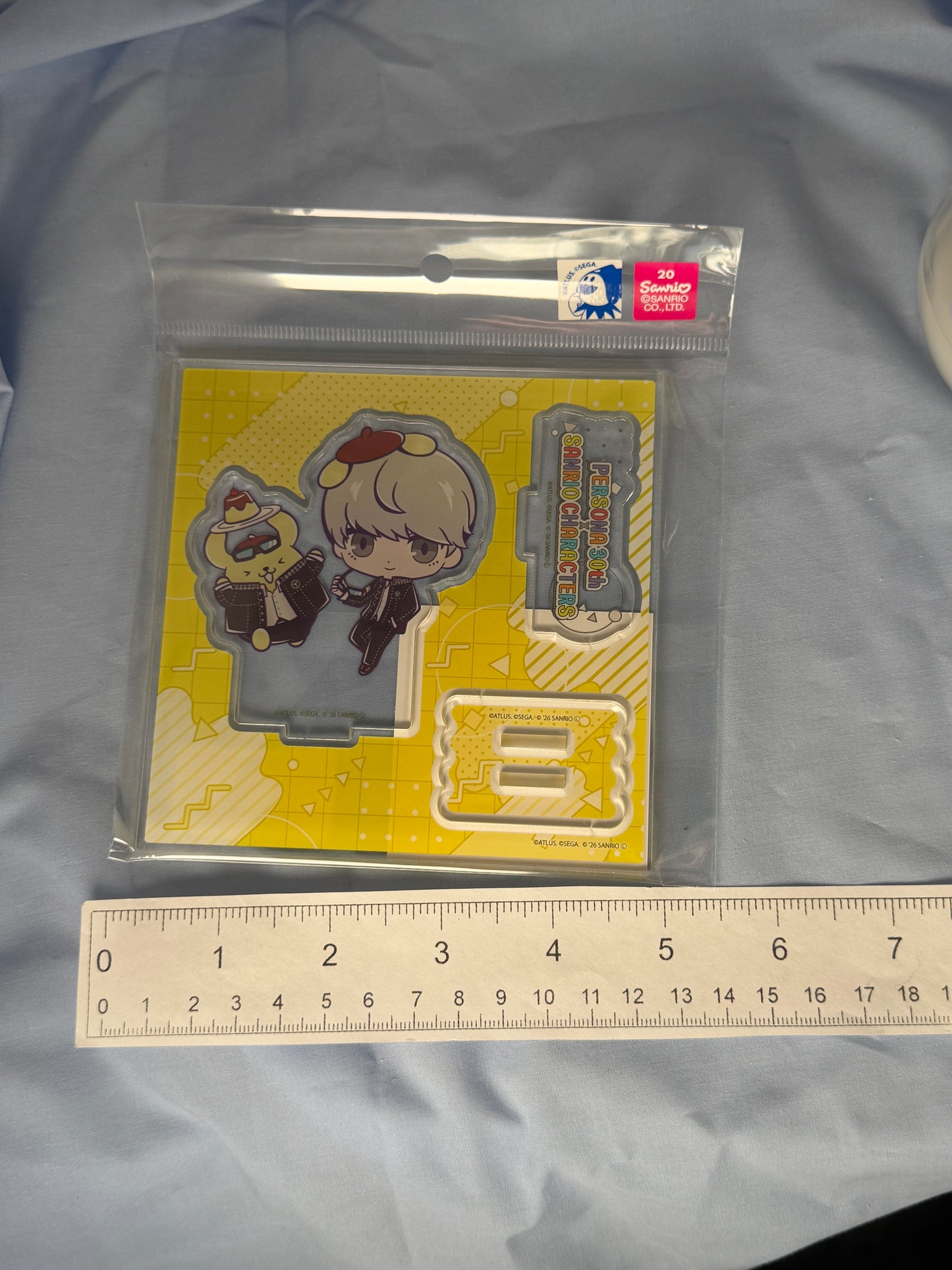 Yu Narukami Pompompurin Acrylic Stand Persona 4 Golden x Sanrio 30th Anniversary