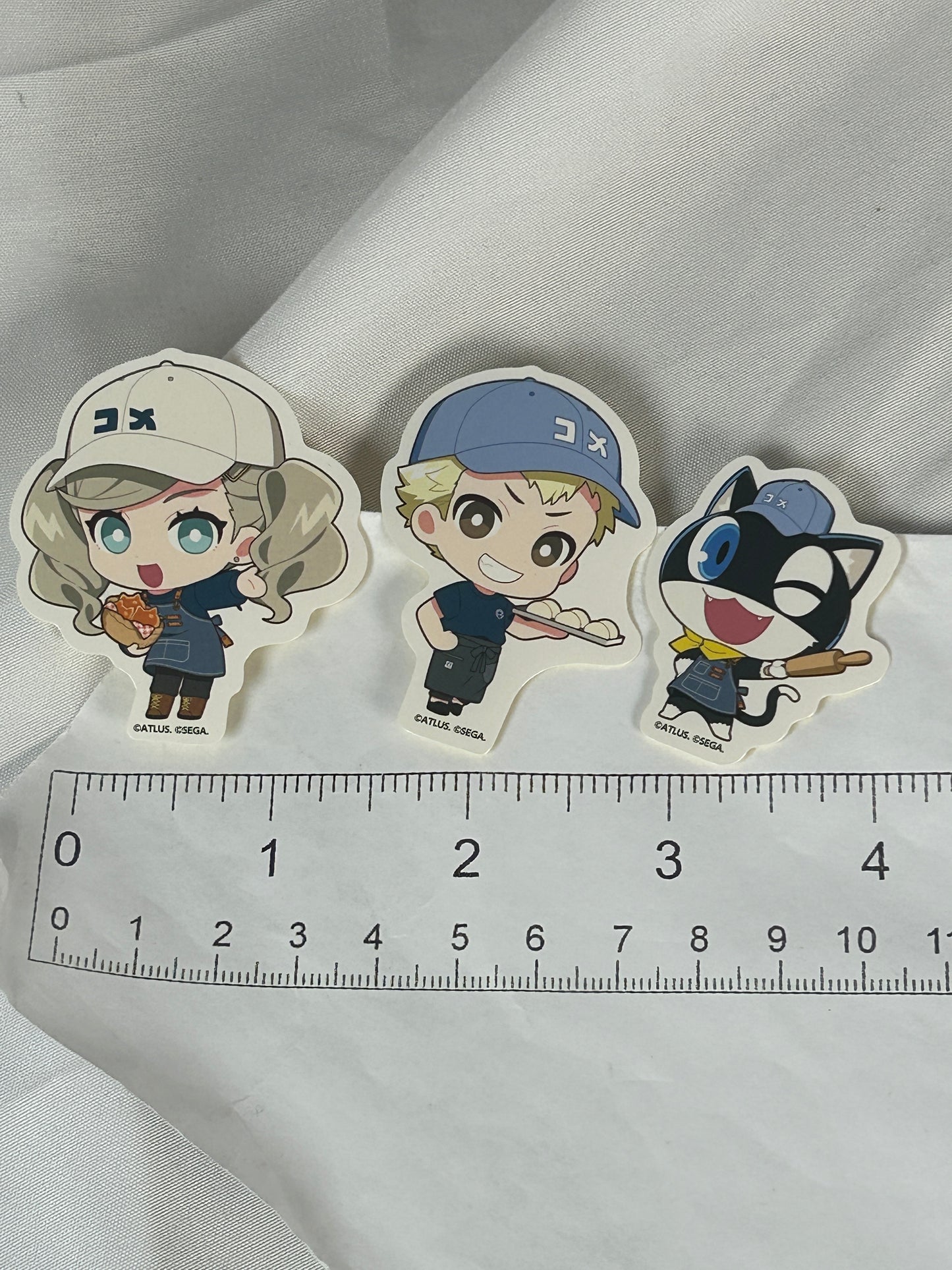 Persona 5 Royal Baker Café Collaboration Sticker Incomplete Set of 3
