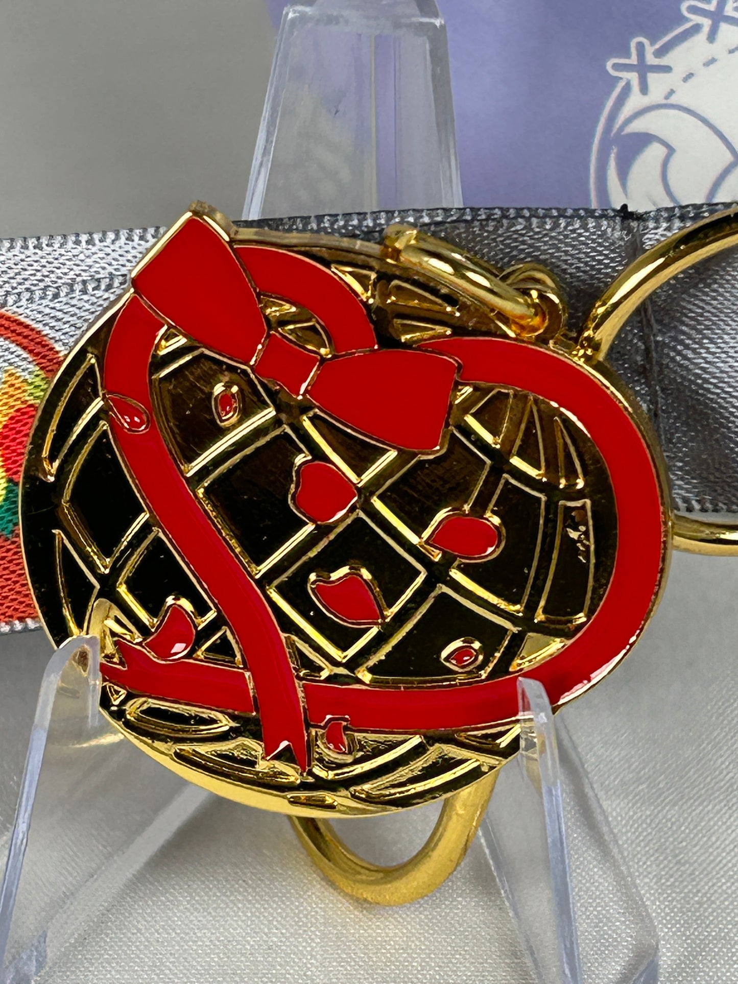 Russia Valentines Day Metal Keychain Ribbon Hetalia World Stars