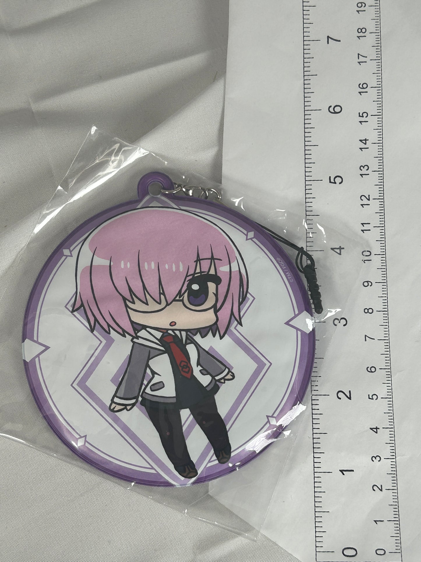 Mash Kyrielight Cushion Strap Keychain Fate Grand Order