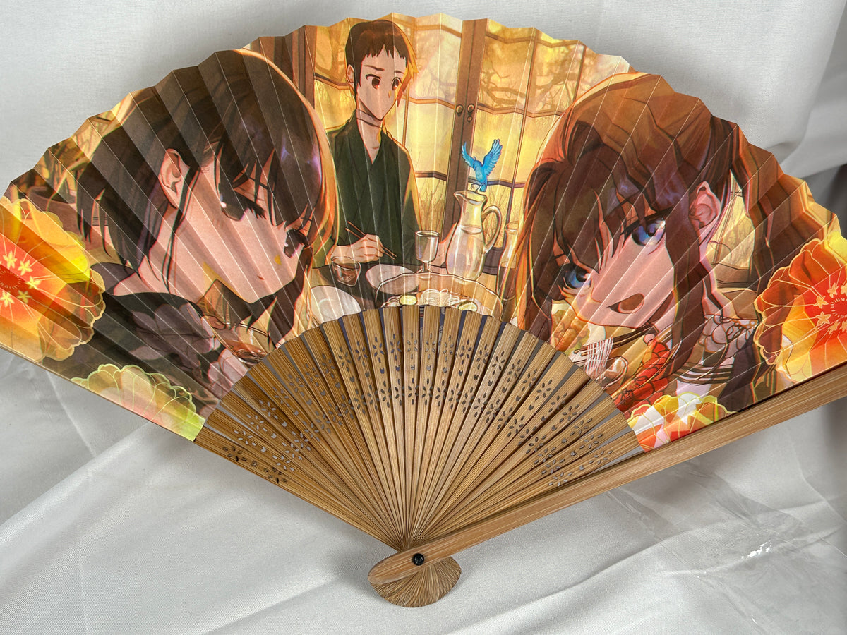 Mahou Tsukai no Yoru Japanese Style Hand Fan Witch on the Holy Night