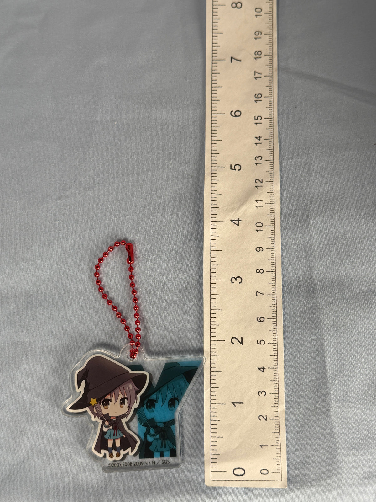 Evil Witch Yuki Nagato Acrylic Keychain Haruhi Suzumiya 20th Anniversary LEC
