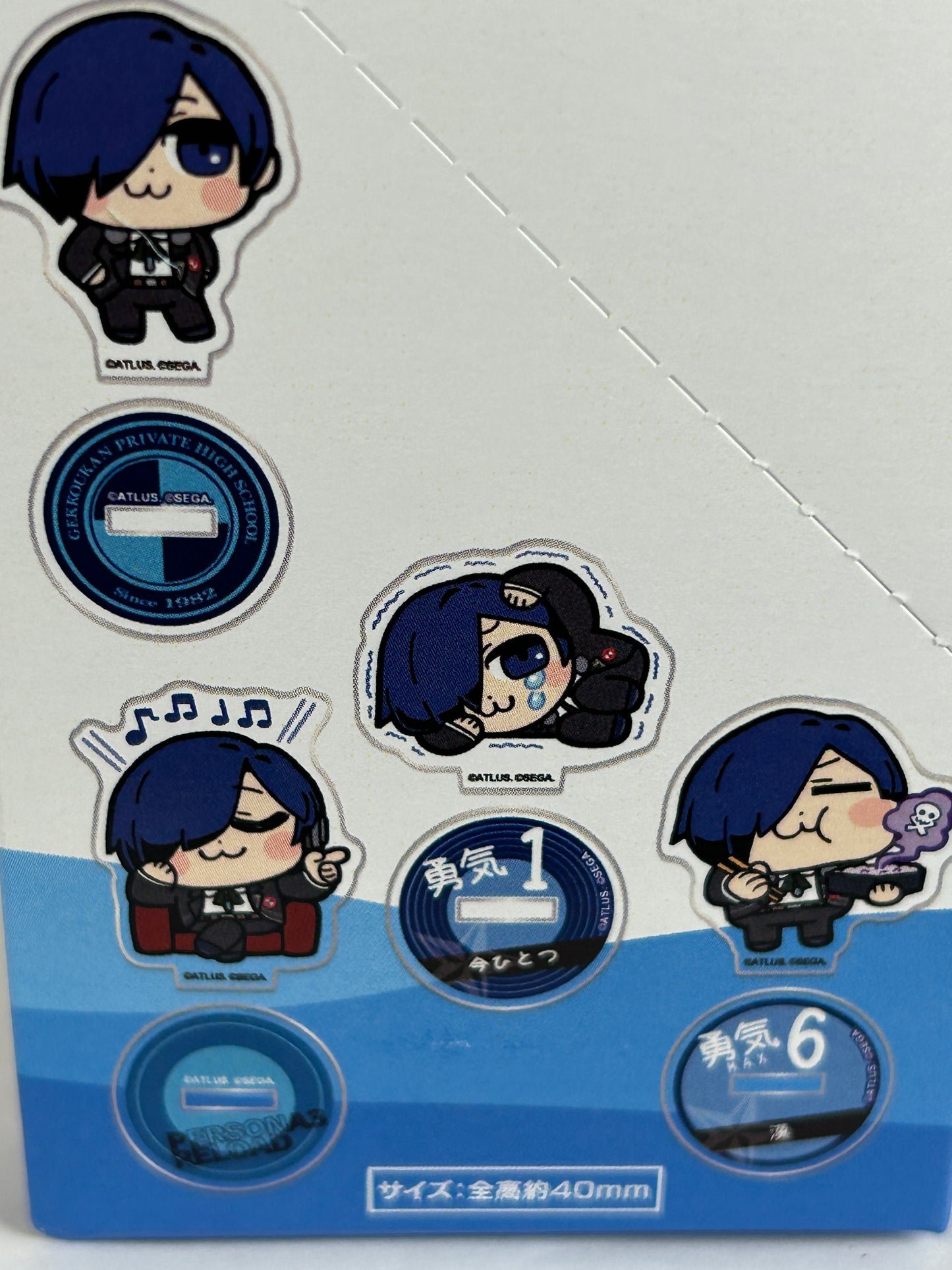 Unopened Persona 3 Reload Makoto Yuki Protagonist x Bukubu Small Acrylic Stand