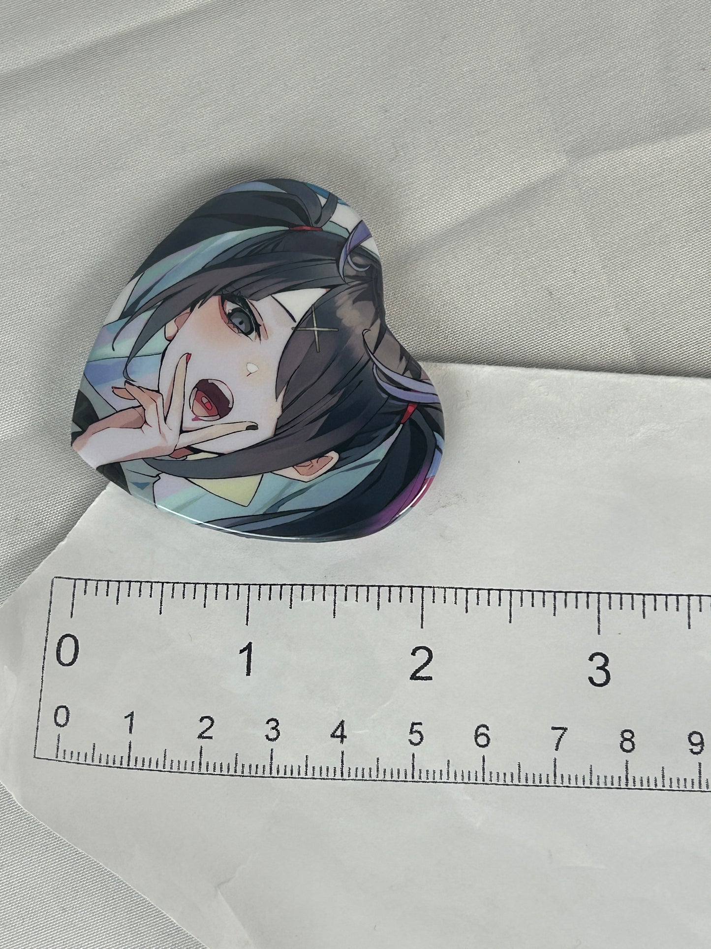 Ame-chan Heart Button Badge Needy Streamer Overload Popup