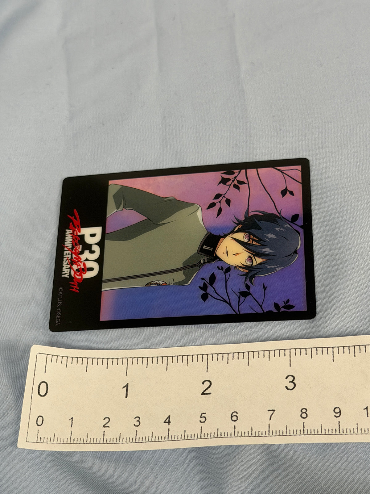 Naoya Toudou Holo Transparent Card Persona 1 30th Anniversary