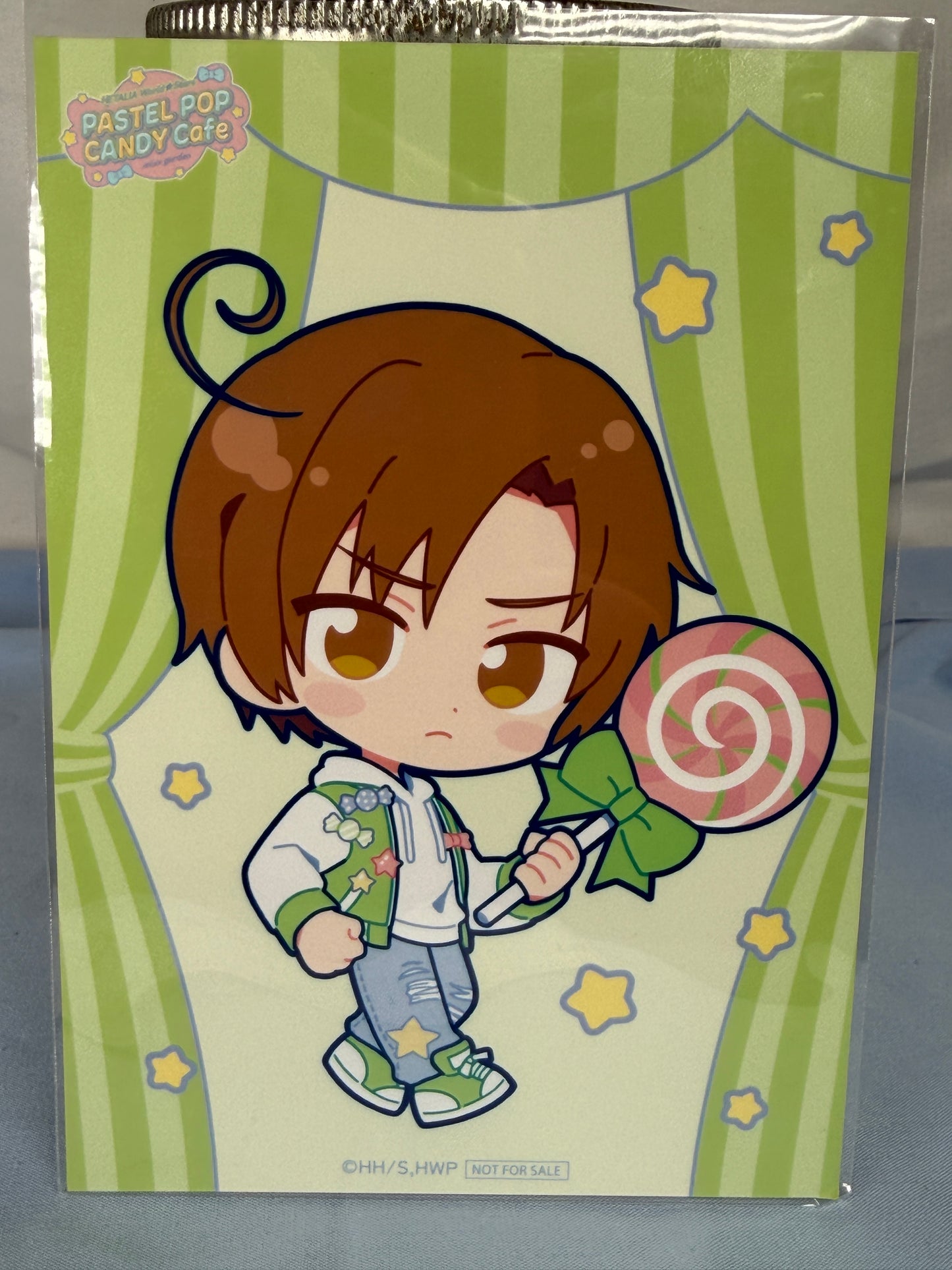 Italy Romano Pastel Pop Candy Bonus Artwork Card Hetalia World Stars mixx Garden