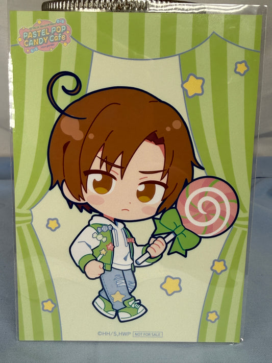 Italy Romano Pastel Pop Candy Bonus Artwork Card Hetalia World Stars mixx Garden