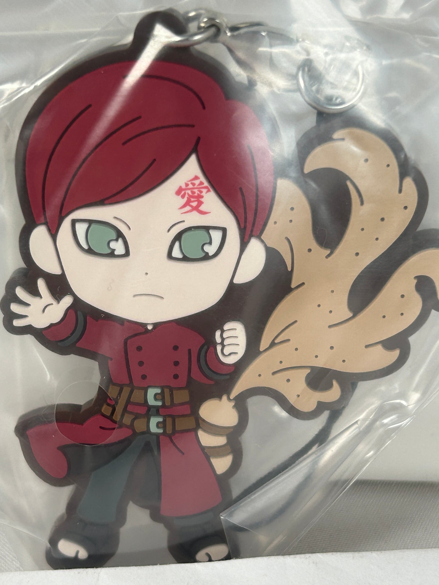 Gaara Rubber Keychain Charm Naruto Next Generations Ichiban Kuji G Prize