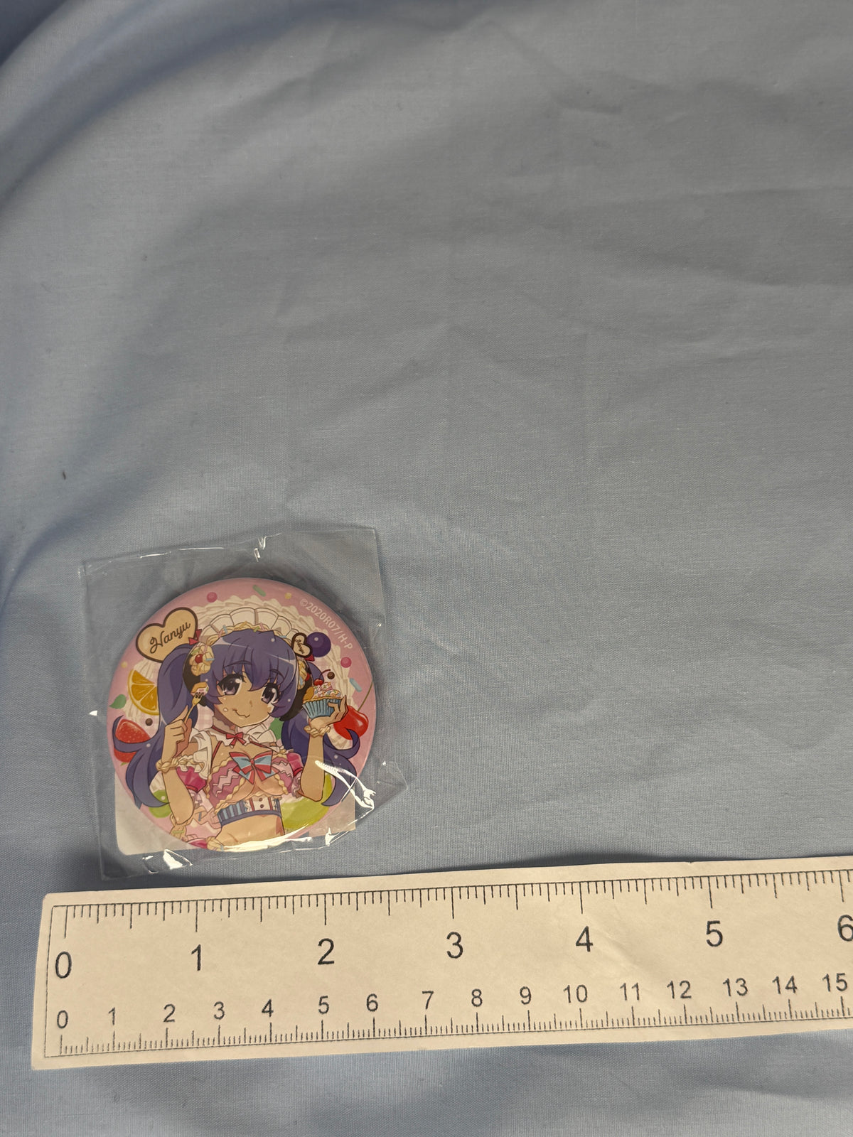 Hanyuu Badge Pin Higurashi When They Cry Moe Café Lottery Prize G