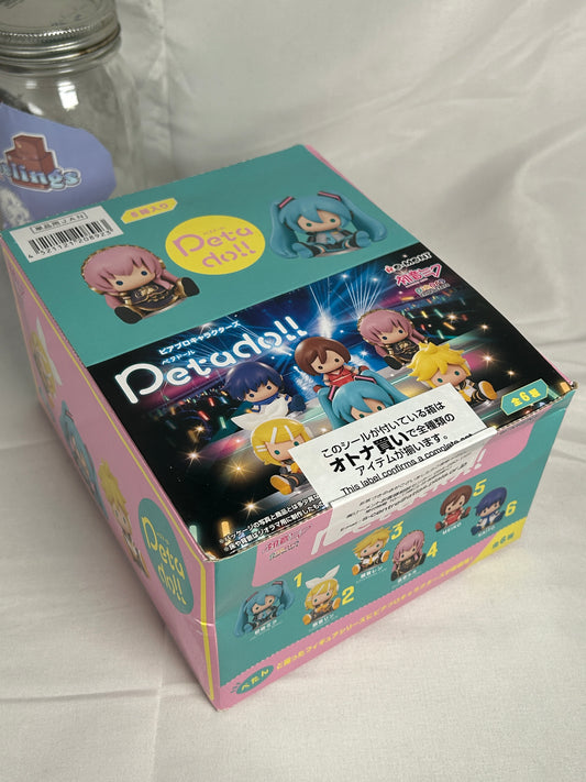 Petadoll Hatsune Miku & Piapro Characters 6 Pack Complete Box