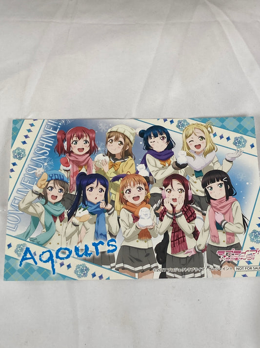Love Live Sunshine Aqours Winter Celebration Card