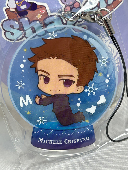 Michele Crispino Snowglobe Acrylic Keychain Yuri on Ice Chararium