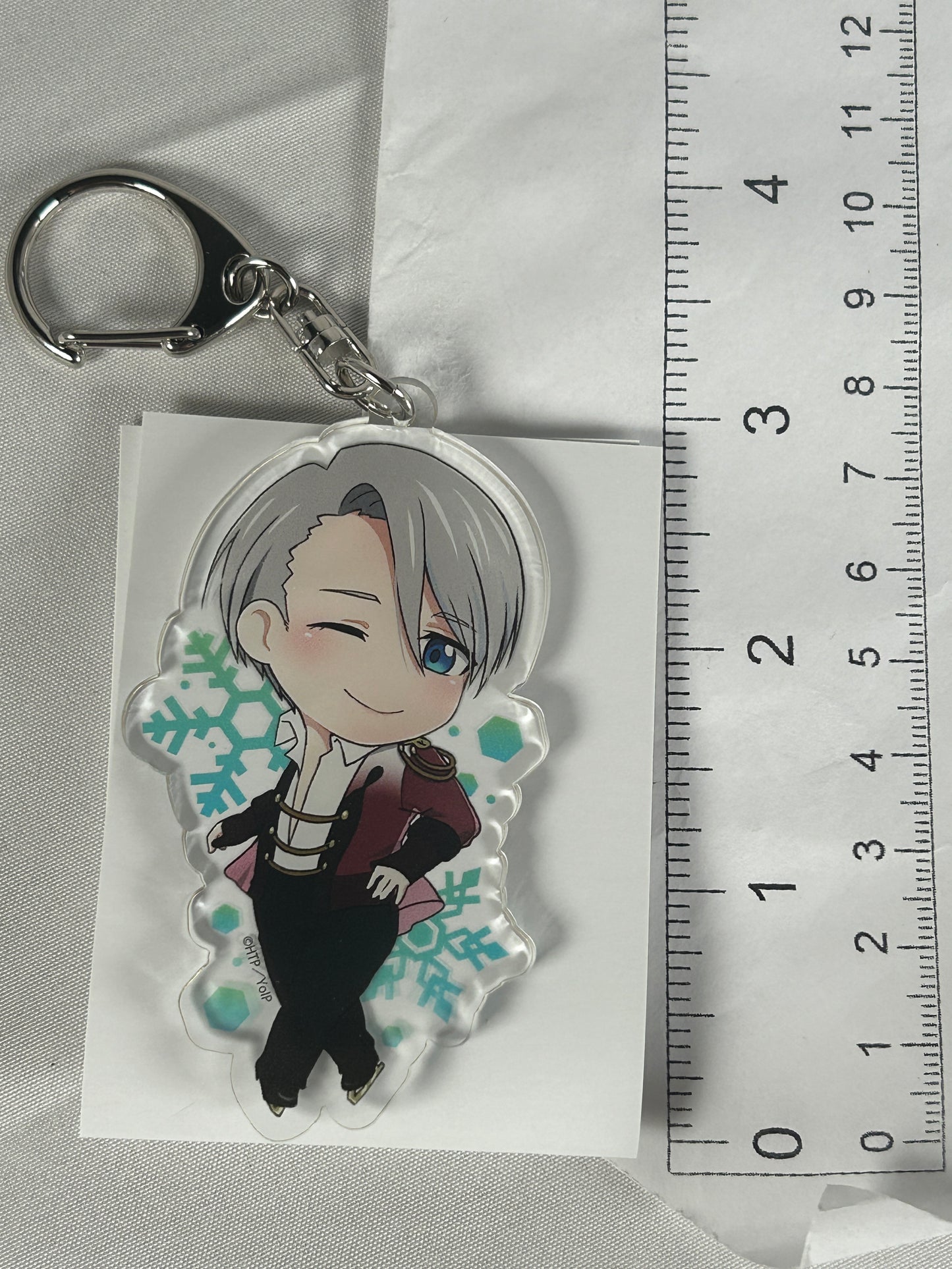 Victor Nikiforov Acrylic Keychain Yuri on Ice El Cute Exrare