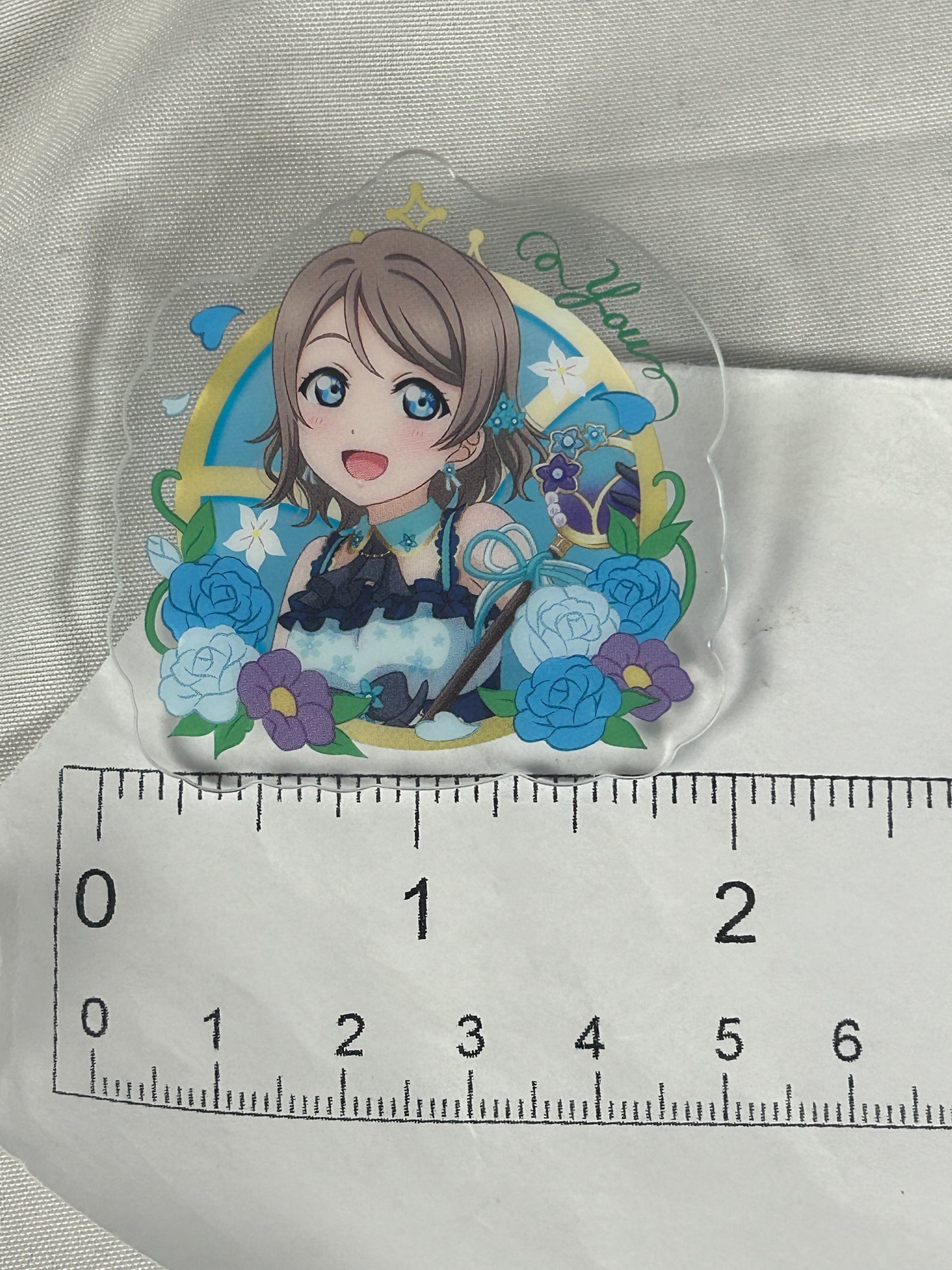 You Watanabe Flowers Acrylic Clip Love Live Aqours Sunshine