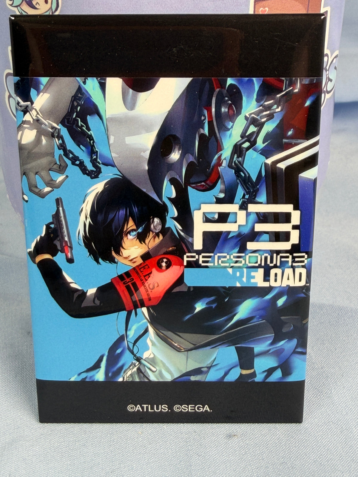 Persona 3 Reload Boxart Square Can Badge Persona 30th Anniversary