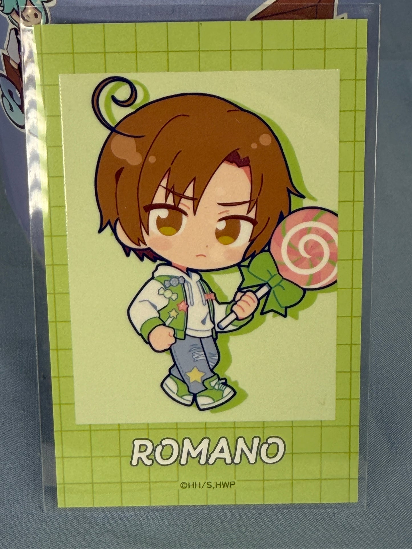 Italy Romano Pastel Pop Candy Photo Card Hetalia World Stars mixx Garden