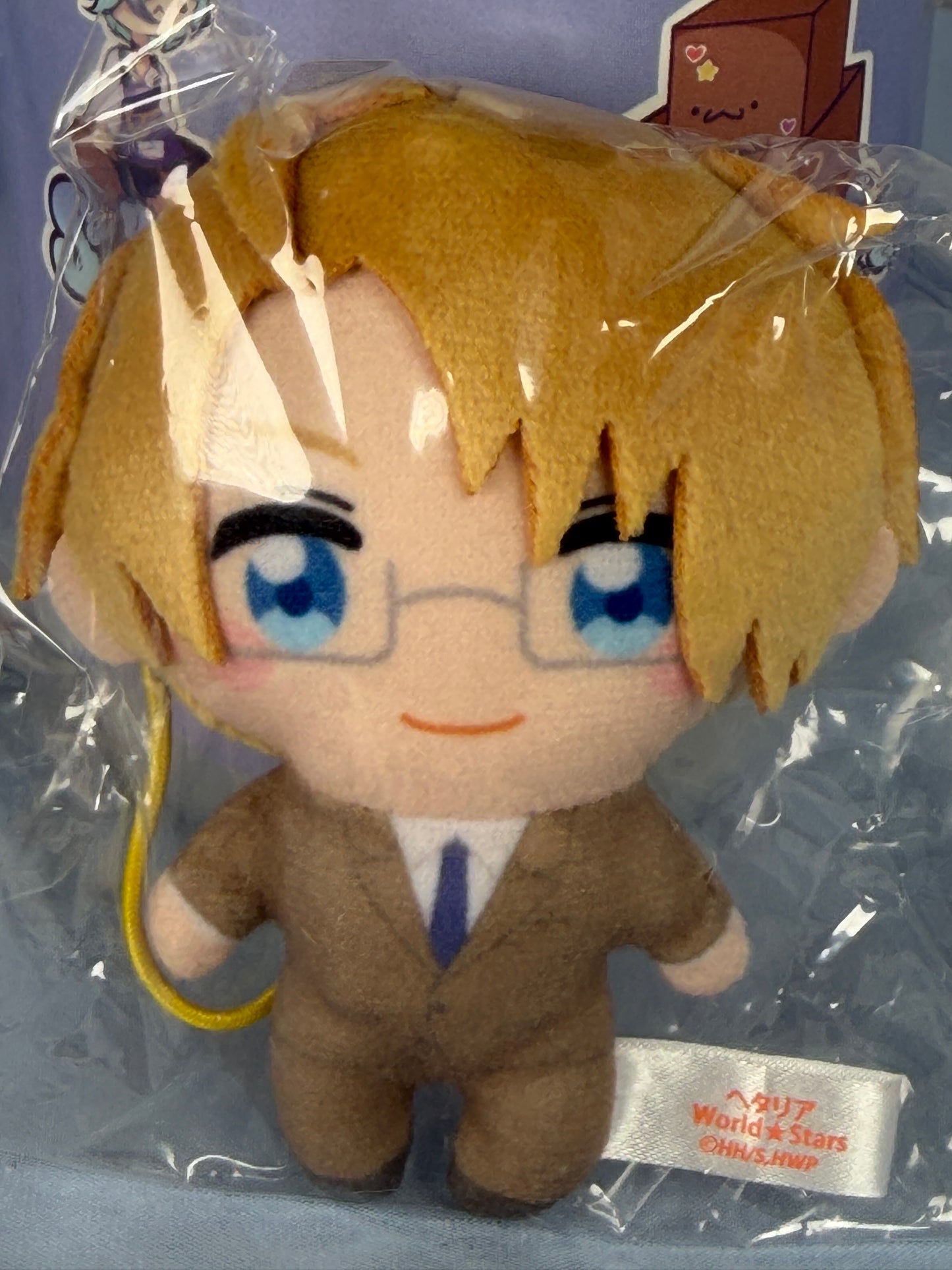 America Plush Keychain Strap Kapukko Friends Hetalia World Stars