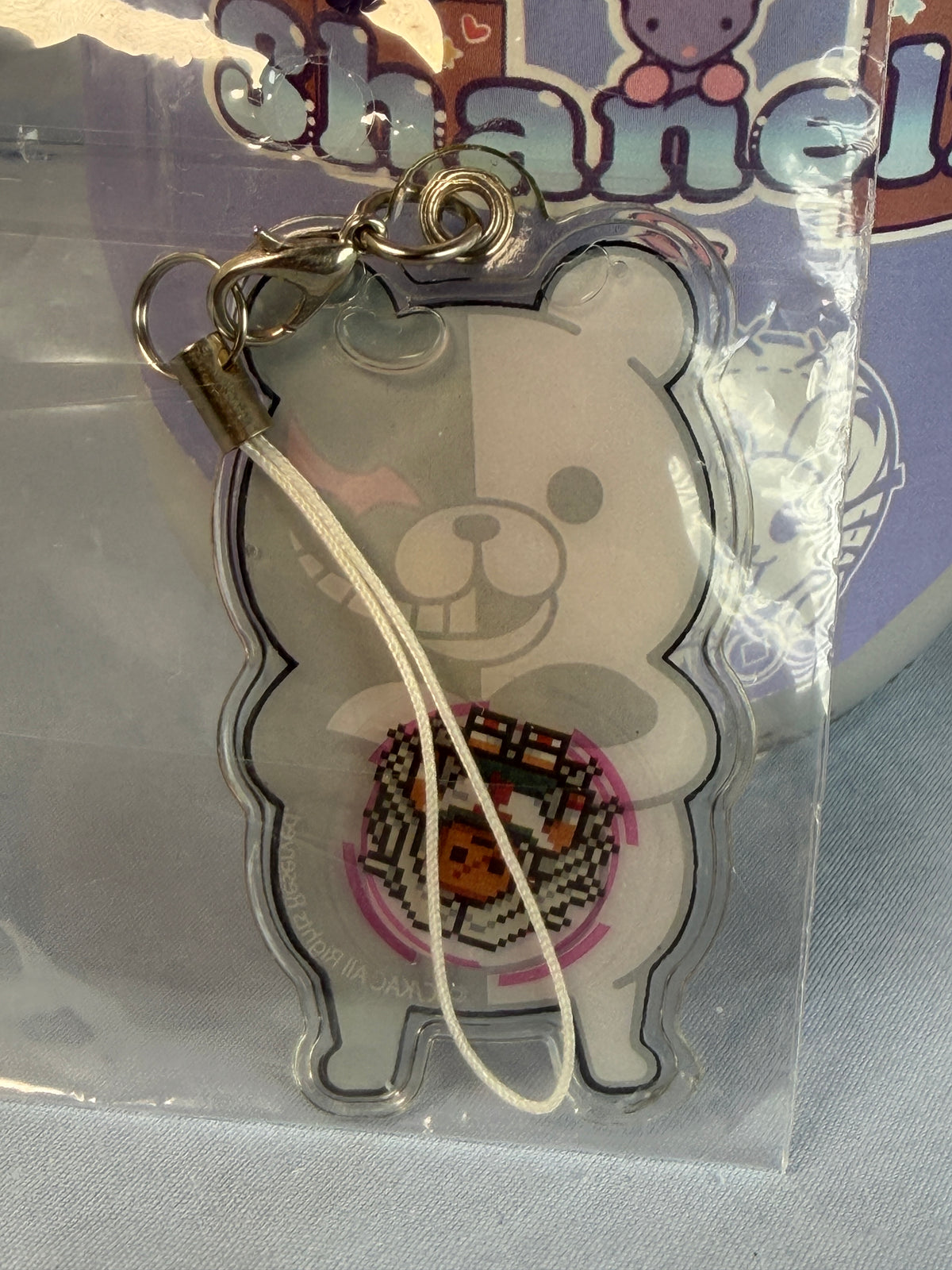 Monokuma Gel Plastic Keychain Danganronpa Trigger Happy Havoc Kotobukiya