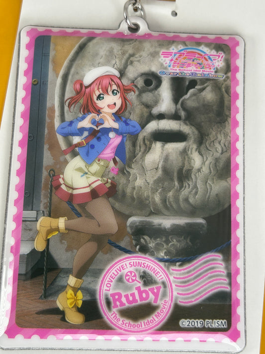 Ruby Kurasawa Plastic Bubble Keychain Love Live Sunshine