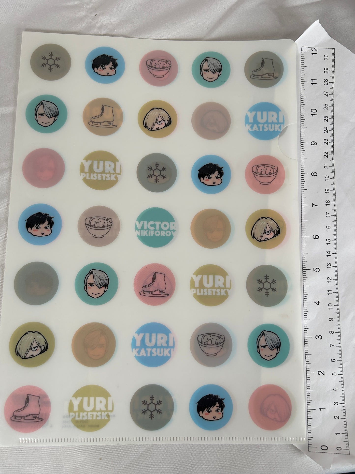 Yuri On Ice Chibi Clear File Movic