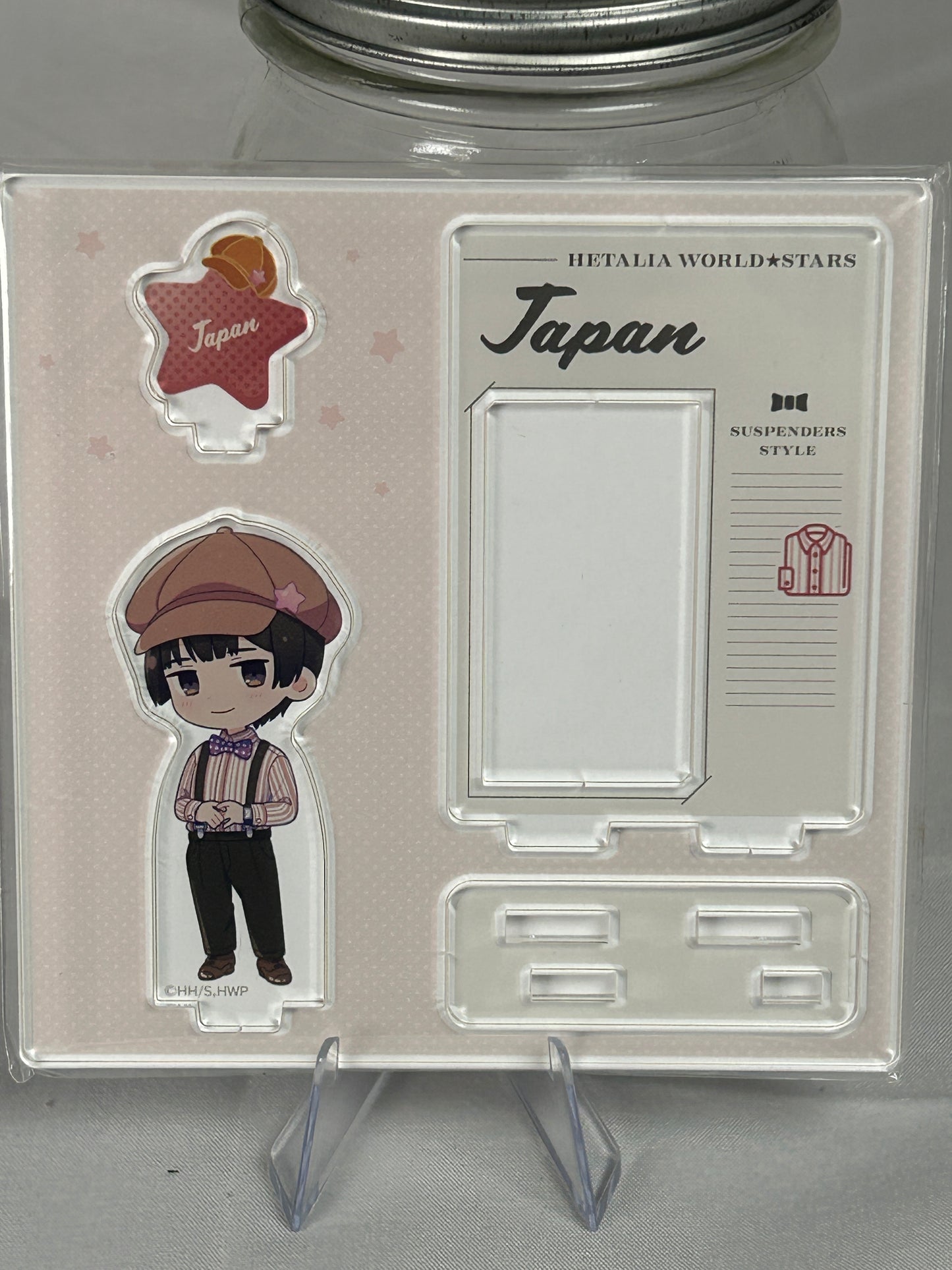 Japan Suspenders Style Acrylic Stand Hetalia World Stars