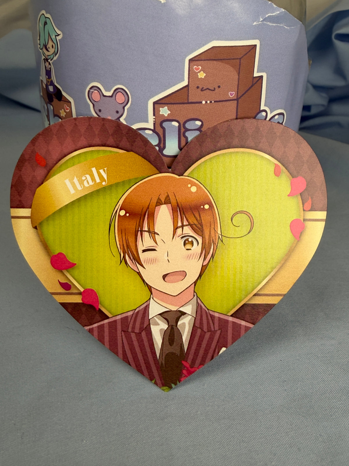 Italy Valentines Day Heart Paper Artwork Display Hetalia World Stars