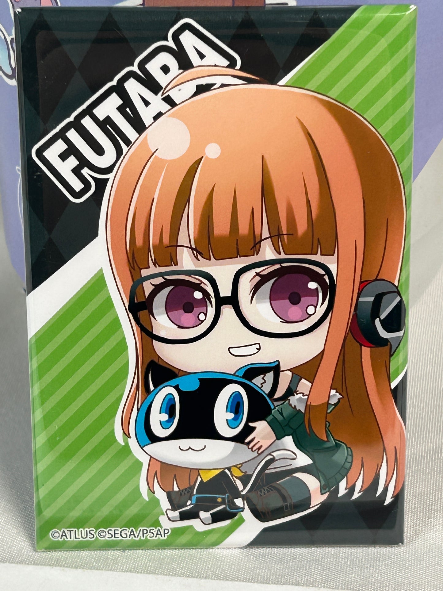 Futaba Sakura Gyugyutto Metal Badge Persona 5 The Animation