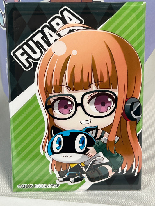 Futaba Sakura Gyugyutto Metal Badge Persona 5 The Animation