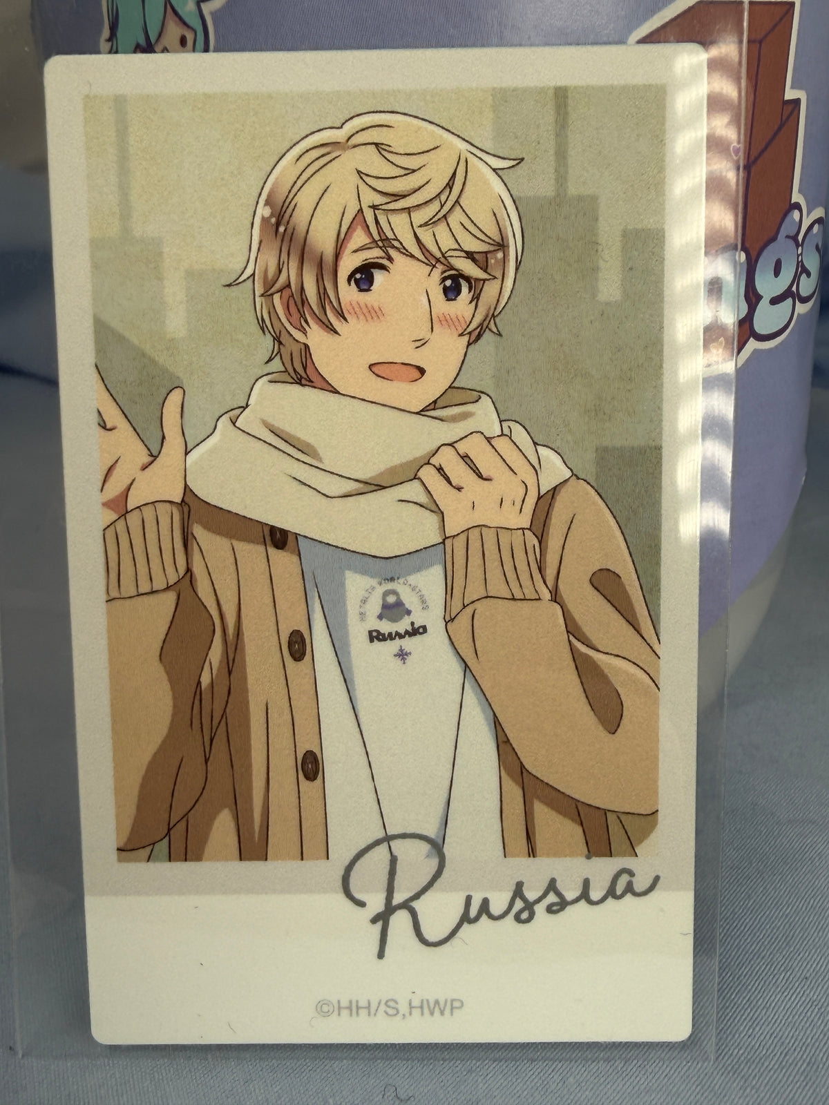 Russia Casual Fashion Photocard Sticker Hetalia World Stars