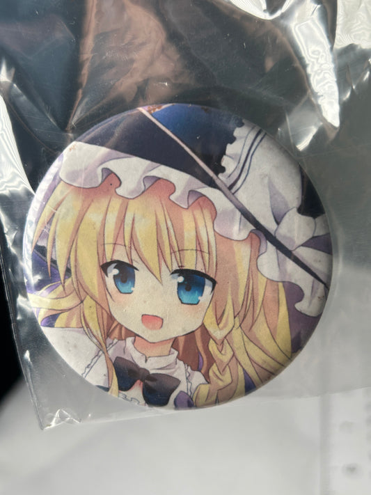 Marisa Kirisame Licensed Can Badge Touhou Project