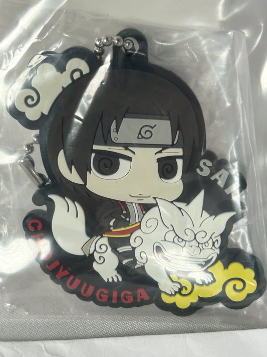 Sai Chojyuugiga Rubber Keychain Naruto Shippuden Dattebayo!