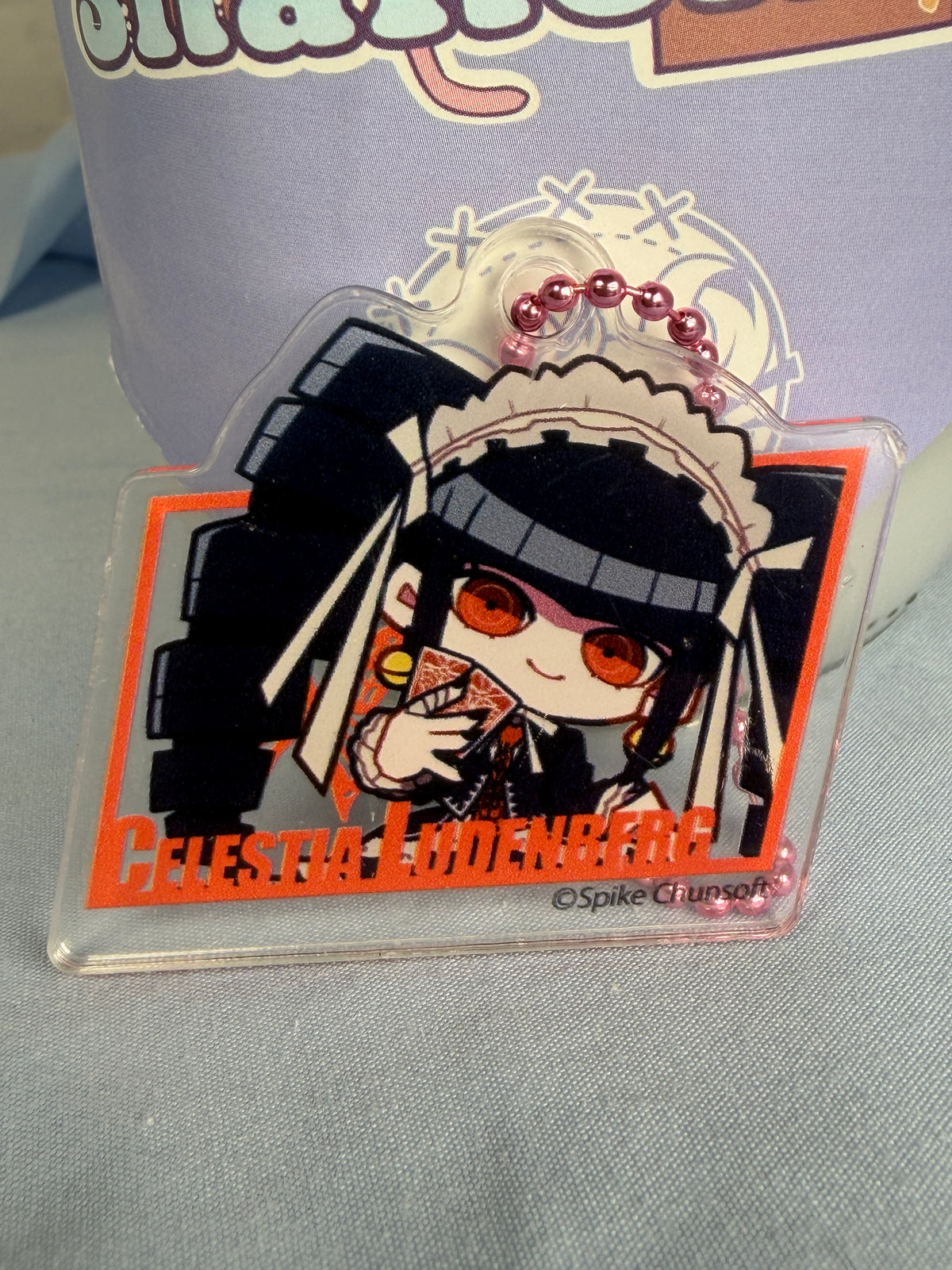 Chibi Celestia Ludenberg Acrylic Keychain Danganronpa Illustrator Collection