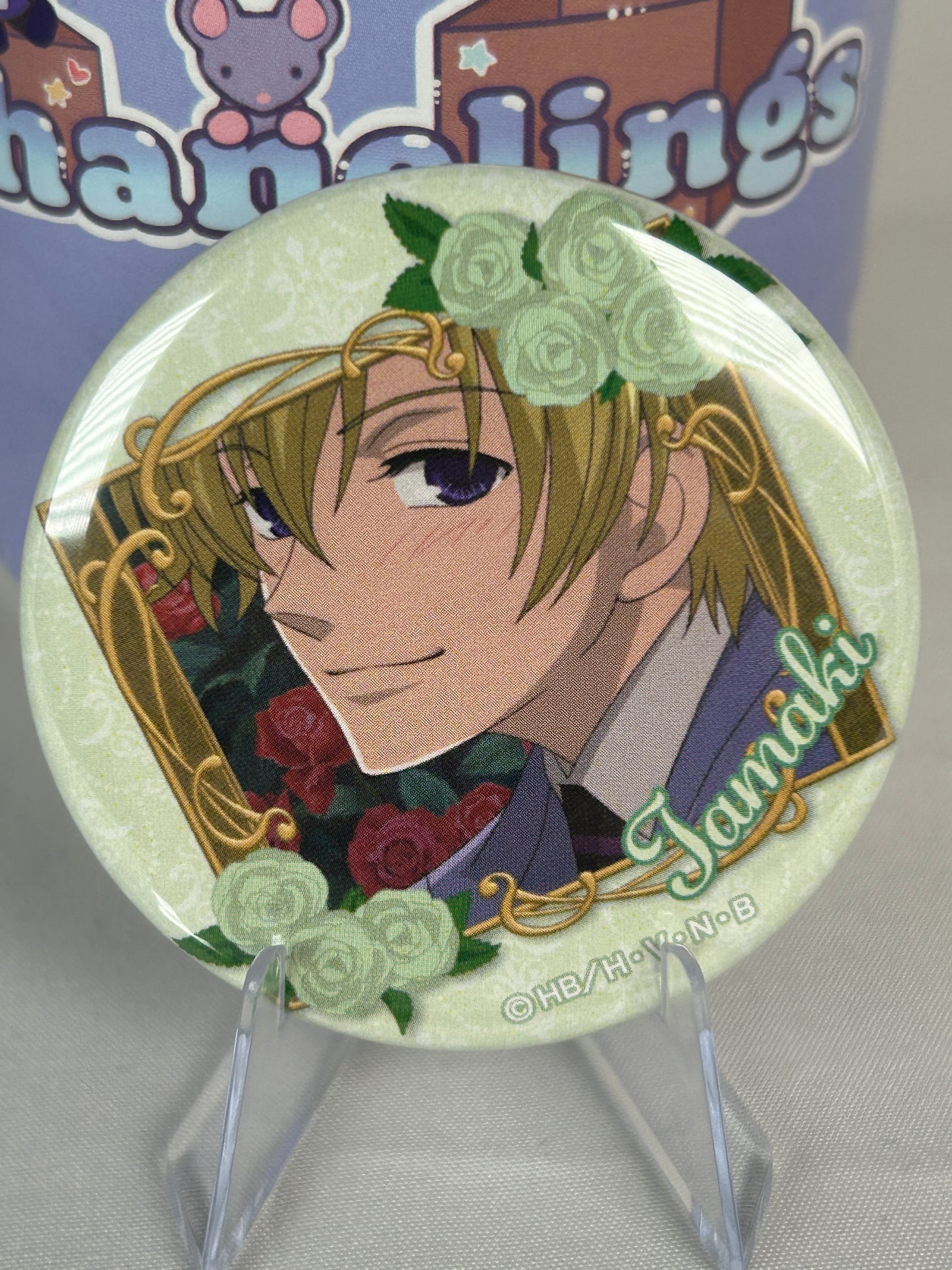 Tamaki Suou Blushing Badge Button Ouran Highschool Host Club 20th Anniversary