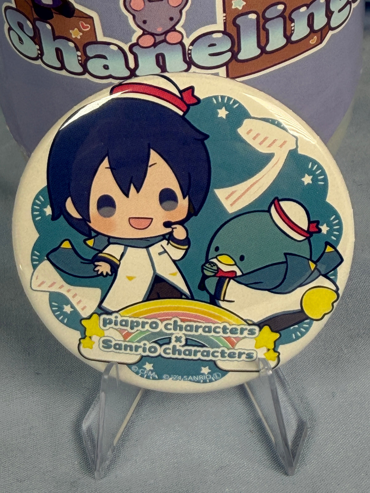 Kaito Tuxedo Sam Can Badge Vocaloid x Sanrio Characters EEO Store