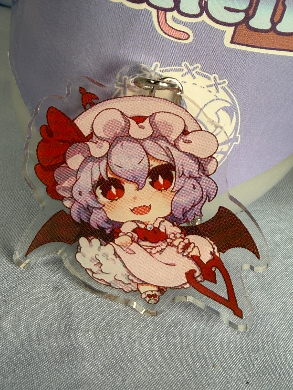 Remilia Scarlet Acrylic Keychain Touhou Project Ringoen Illustration
