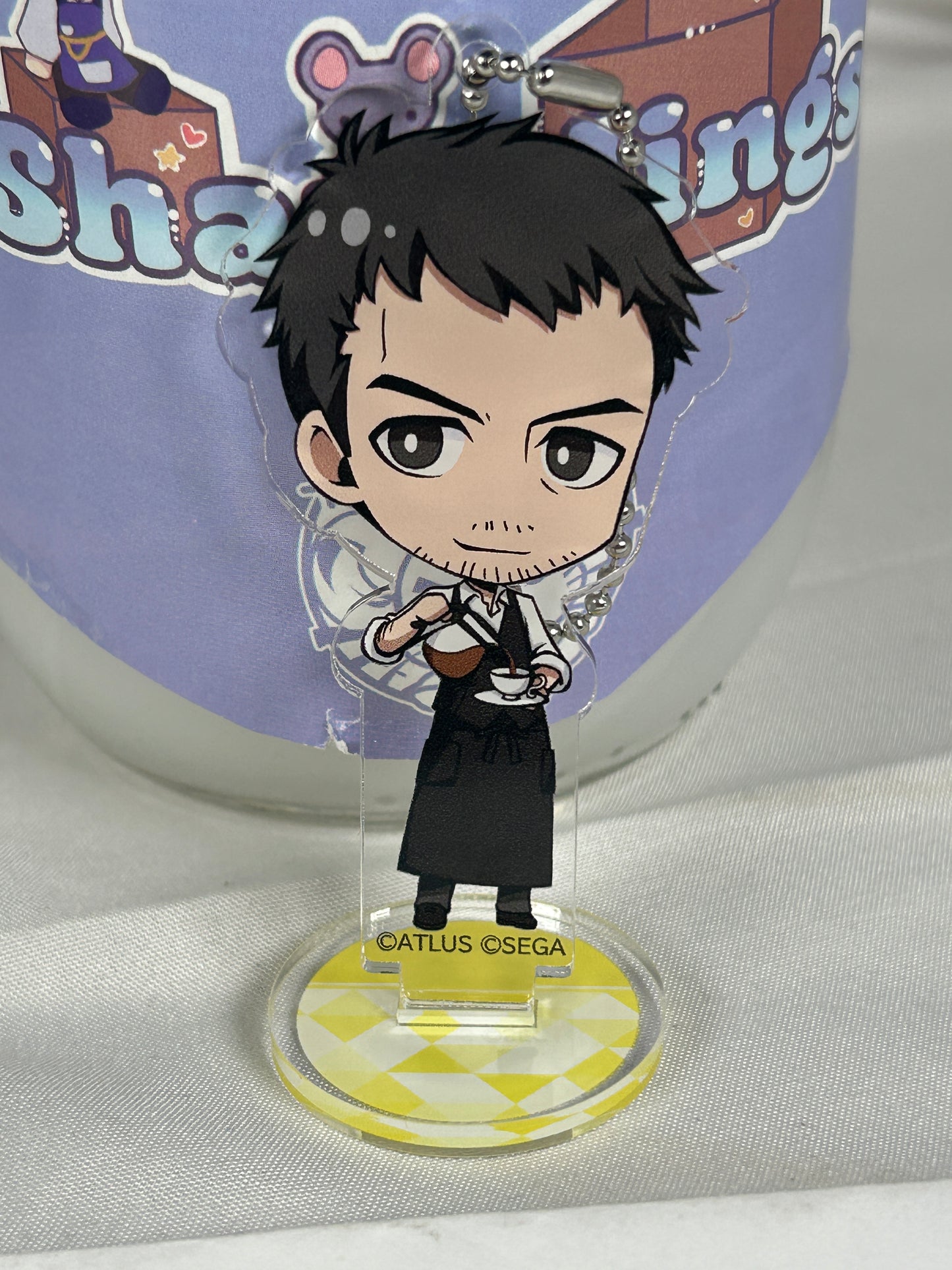 Ryotaro Dojima Acrylic Stand Keychain Persona 25 Anniversary Café Persona 4