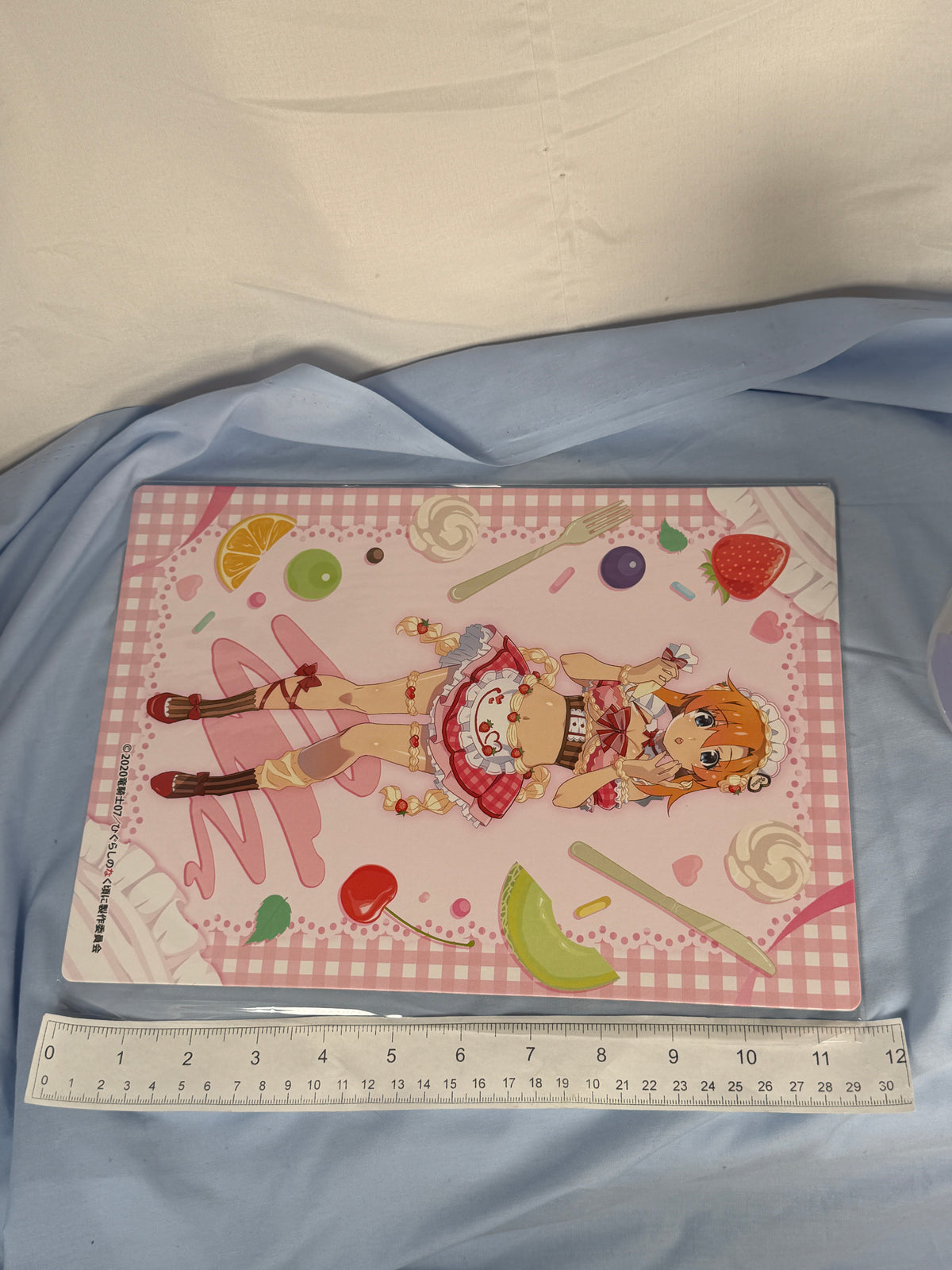 Rena Ryugu A4 Artboard Higurashi When They Cry Moe Moe Café Lottery Prize F