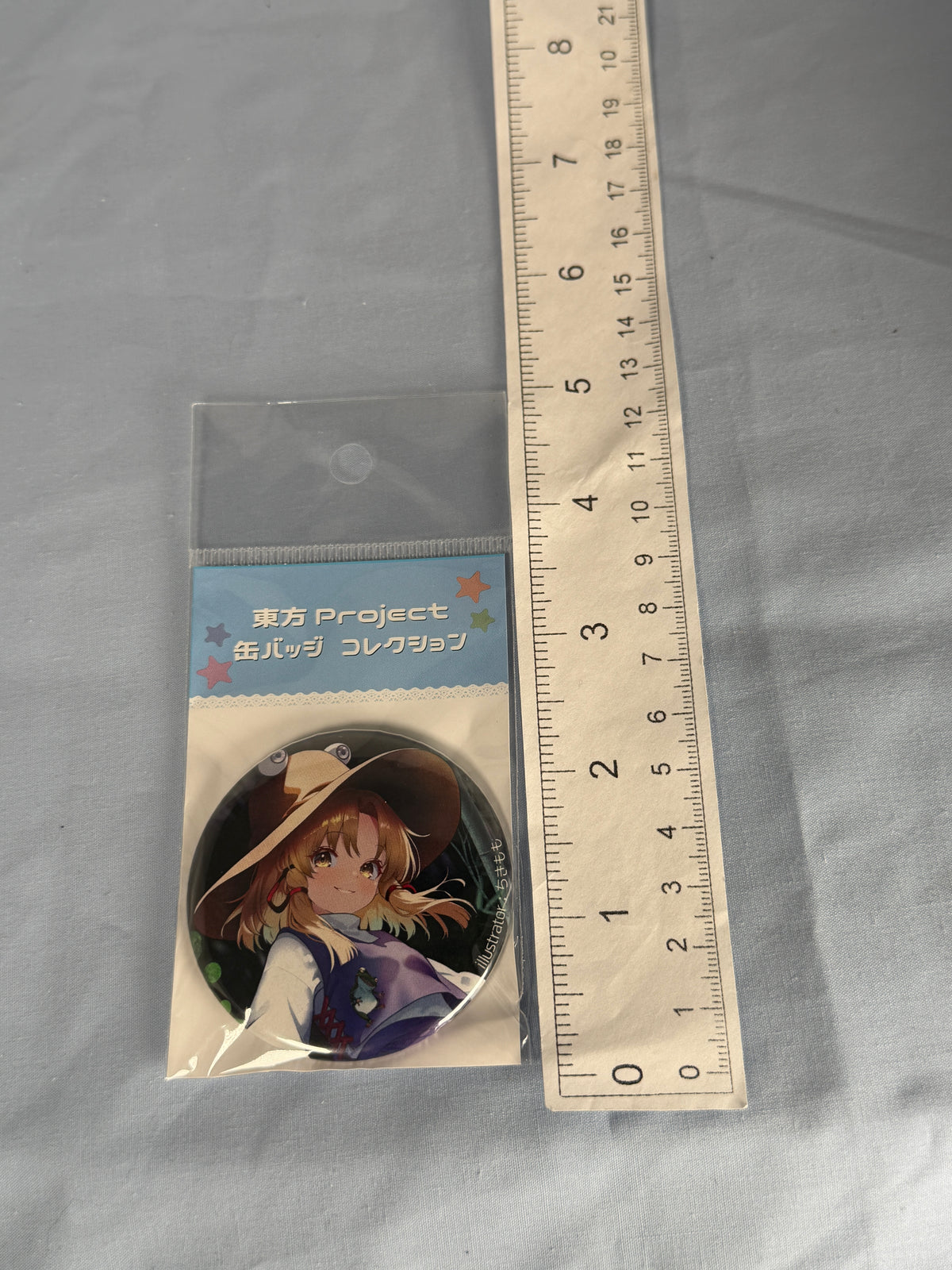 Moriya Suwako Can Badge Pin Touhou Project Hachiware Kid Illustration